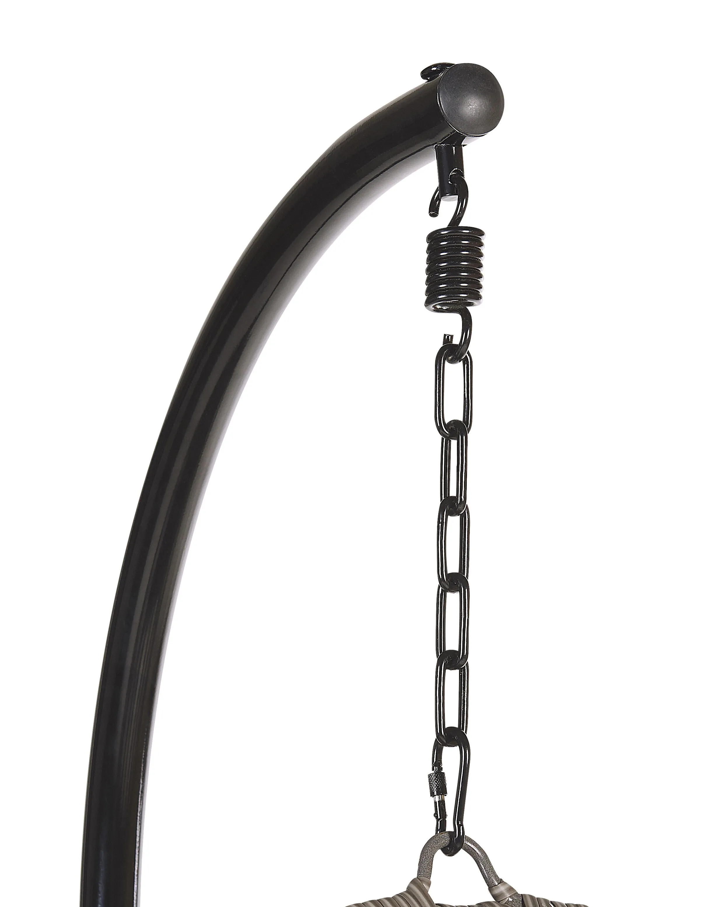Hangstoel met standaard CASOLI PE rotan Grijs