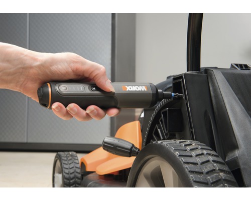WORX 4V 3-speed WX240 accuschroevendraaierset, met USB-C-oplaadkabel