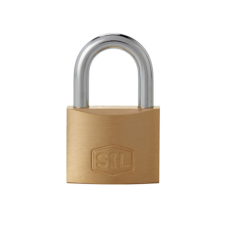 Lot de 4 cadenas à clé Smith & Locke BC7738 (1033) en laiton anse ouverte l.39 x H 31 mm