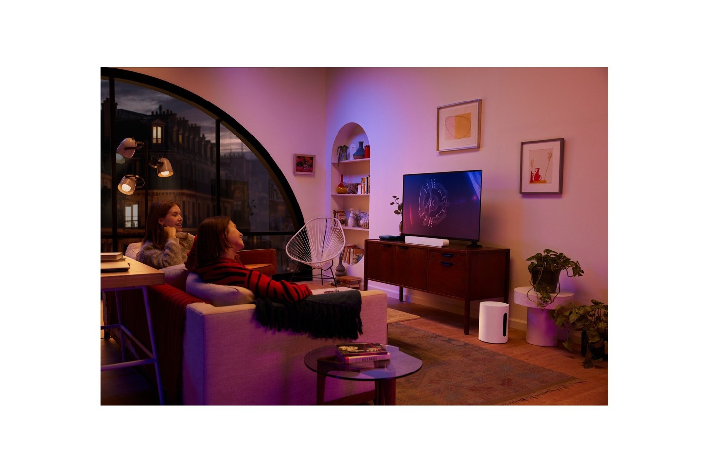 Sonos - Beam, Sub Mini & 2x Era 100 White - Bundle