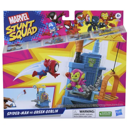 Hasbro Marvel Stunt Squad Schmetter-Kran Spielset