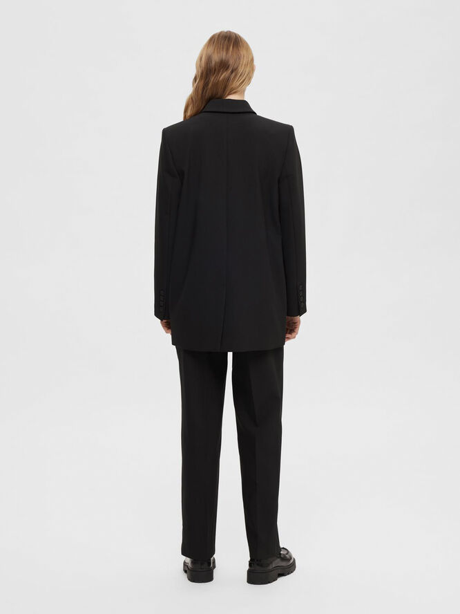 Selected Femme SLFRITA LS RELAXED BLAZER FD NOOS Sort