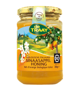 De Traay Italiaanse Sinaasappelhoning Biologisch 350GR