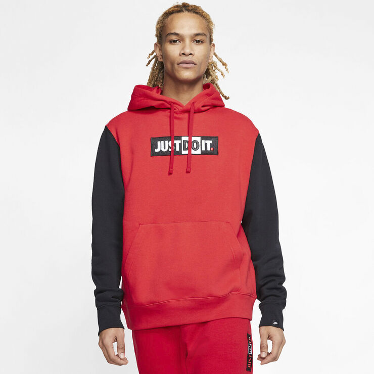 Nike Sportswear Jdi Fleece Haettetroje Rød