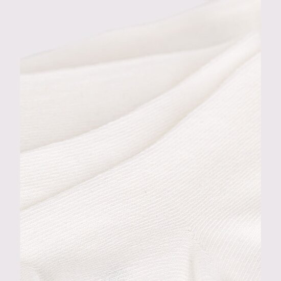 Collant uni en jersey de coton   Marshmallow        de               Petit Bateau
