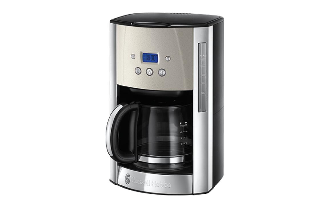 Filterkaffeemaschine Luna Stone Silber/SteingrauDigitale Glas-Kaffeemaschine