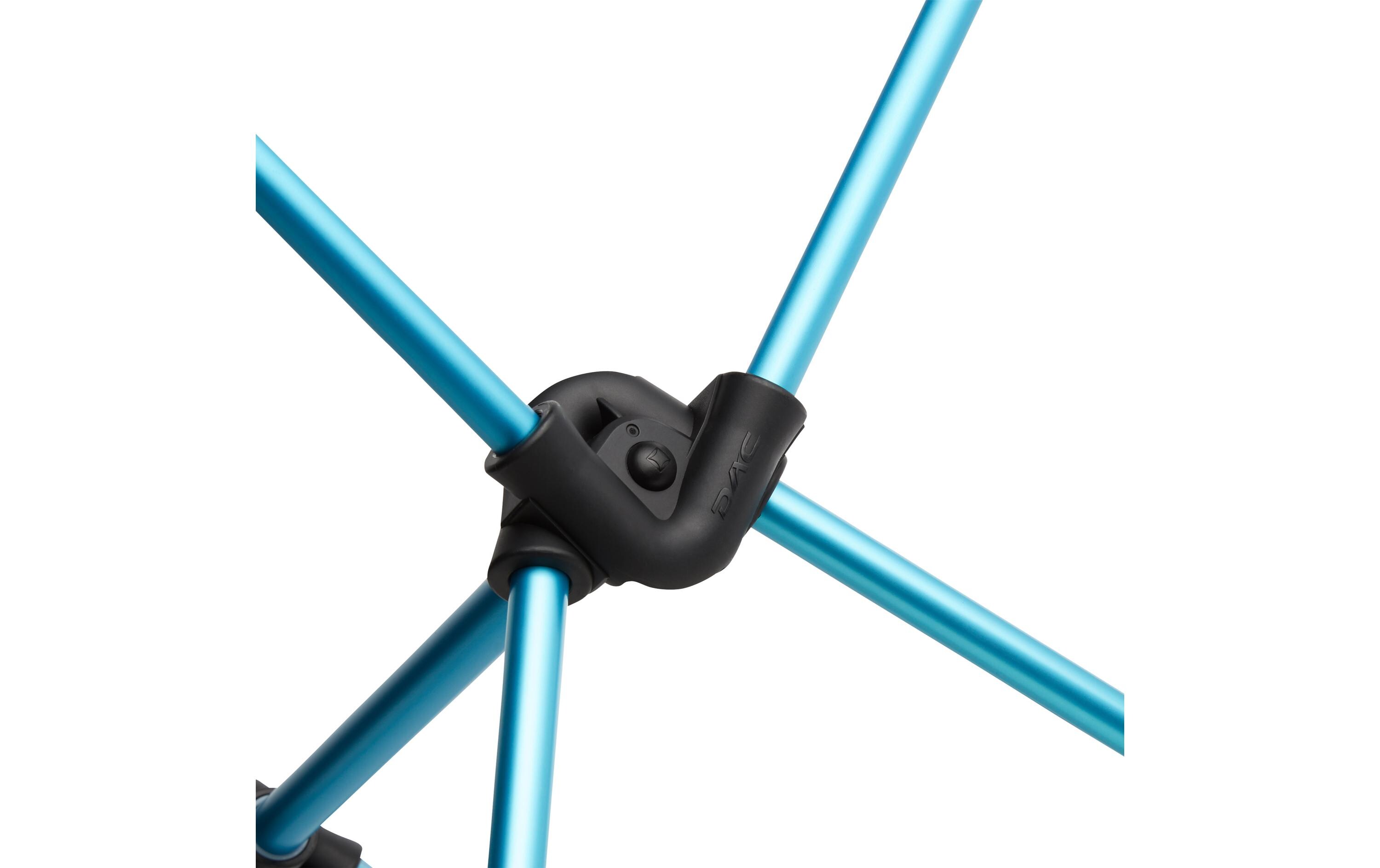 Campingstuhl Two Black/Cyan Blue<br>Campingstuhl