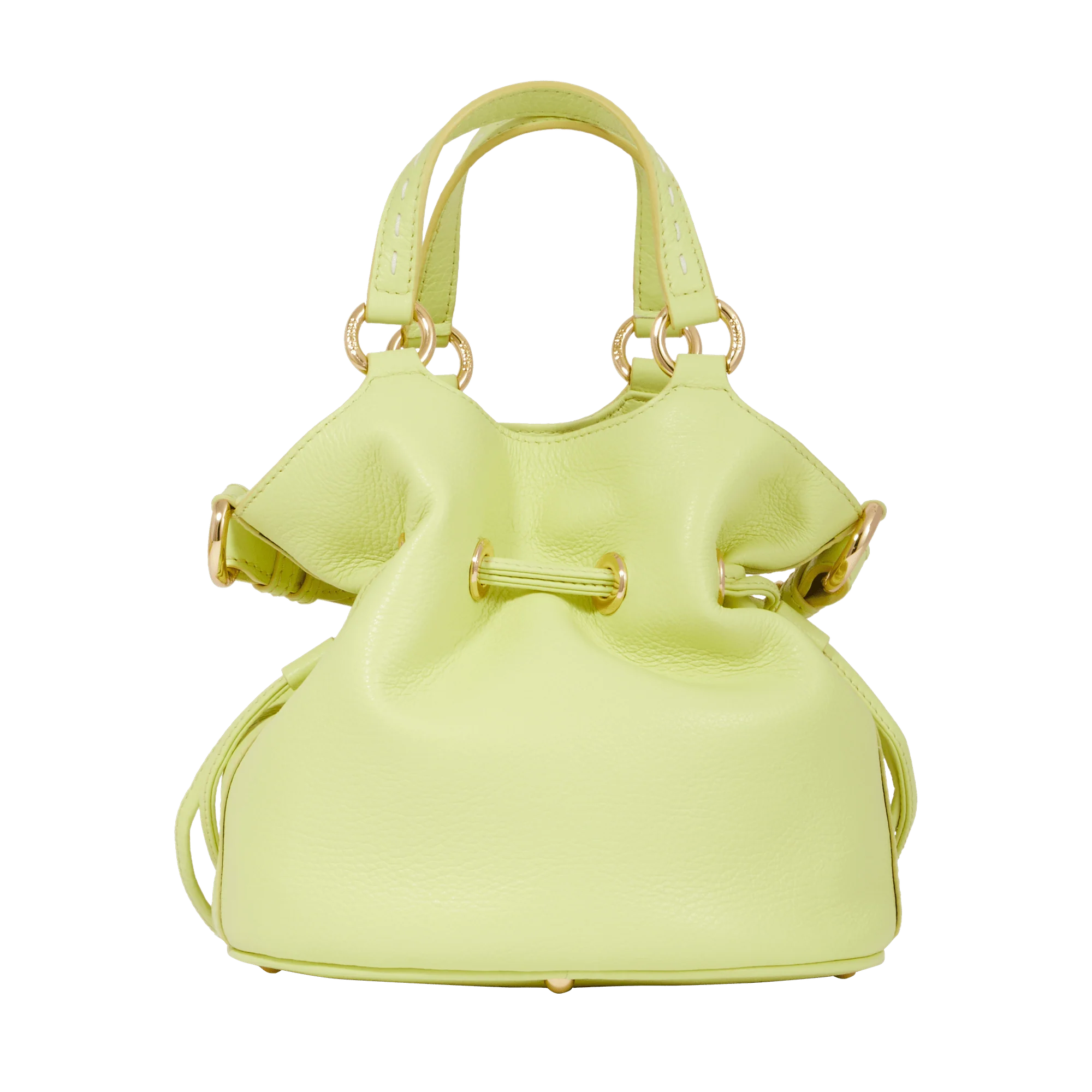 S bucket bag Premier Flirt de Lancel-Citron Vert