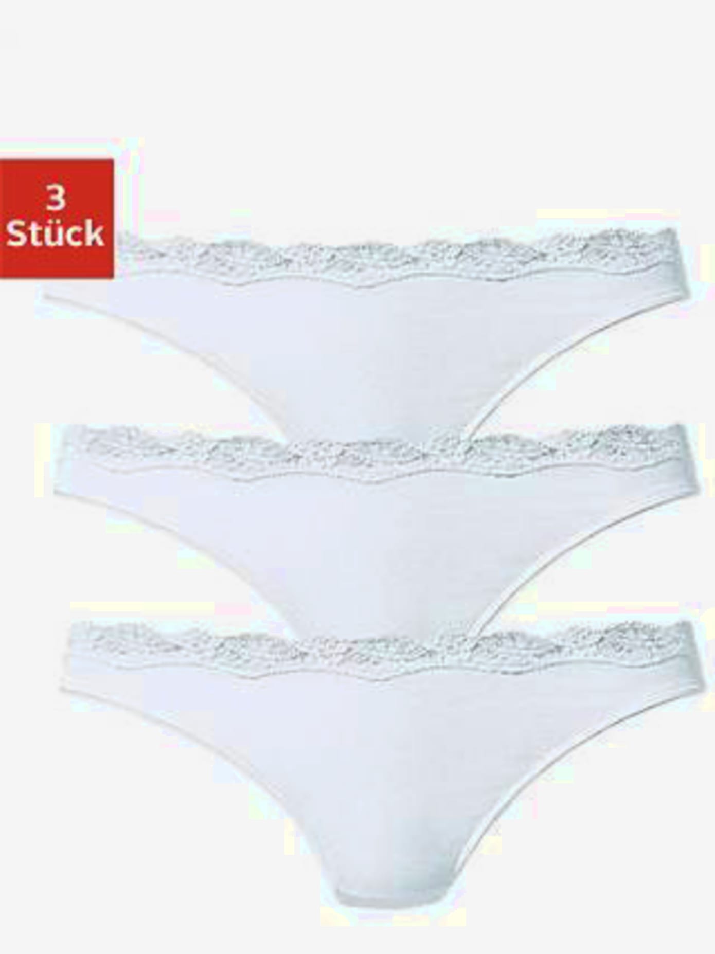 Lot de 3 strings lascana