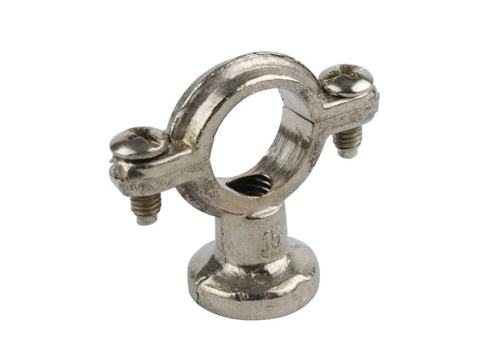 RØRKLEMME FORKROMMET MESSING 10 MM