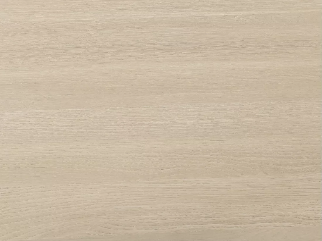 Table à manger extensible 6 à 10 personnes en MDF et métal - Naturel clair et Noir - KORIZEA
