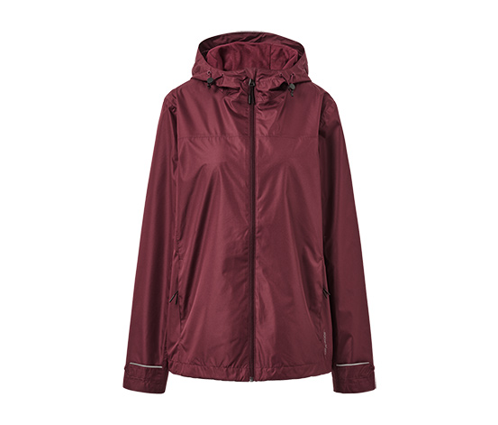 Regenjacke, weinrot