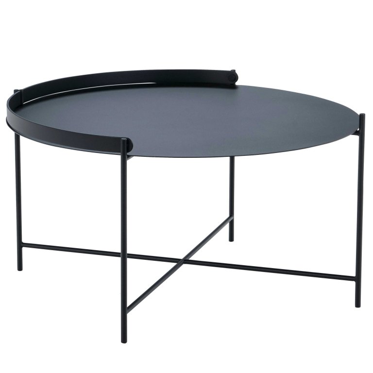 Houe Edge bijzettafel Ø76 zwart
