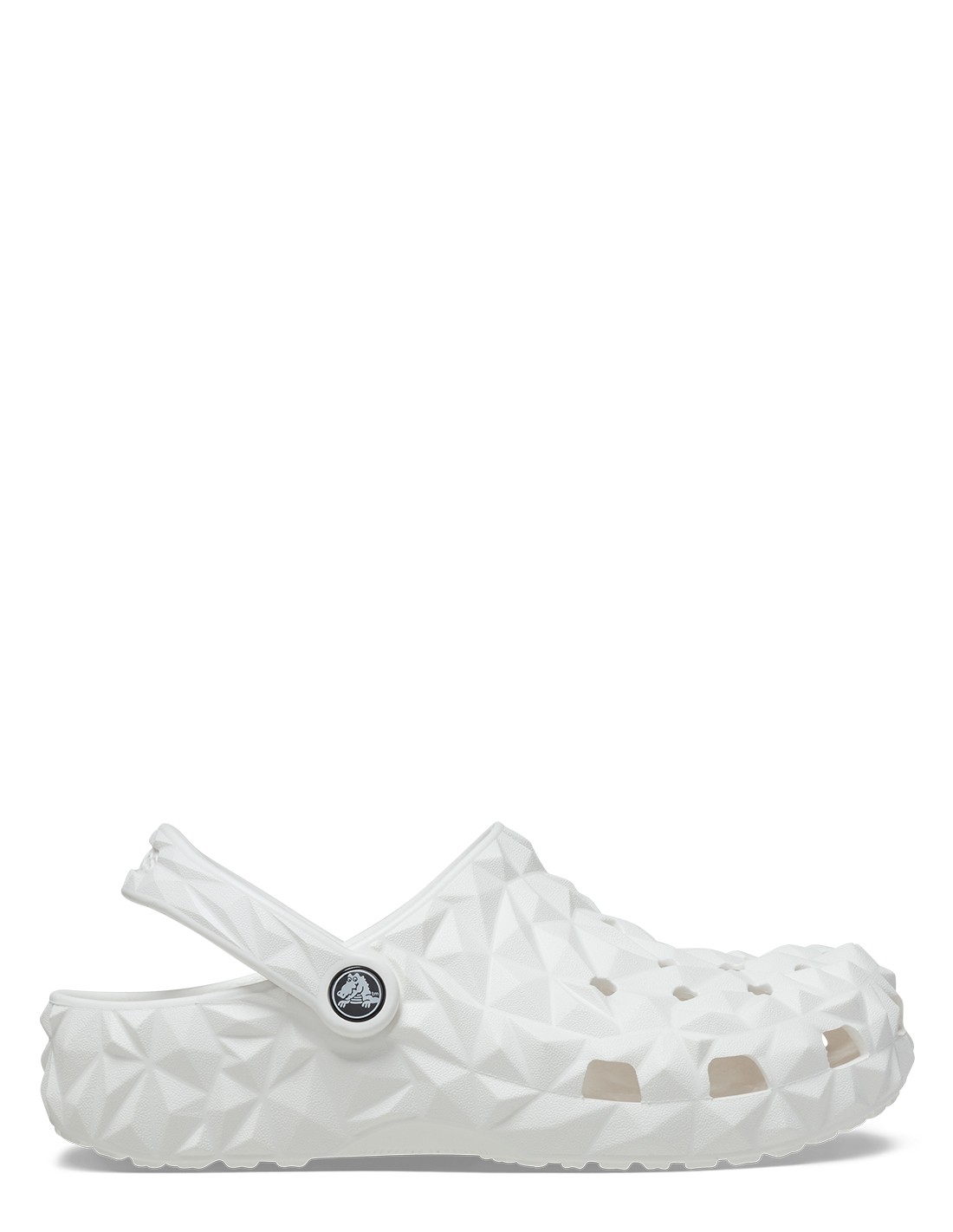 crocs Sabots Femme Classic Geometric Clog Whi Blanc