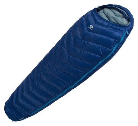 Sac de couchage momie SirJoseph Double Attack II 190 2 en 1 4 saisons-Bleu
