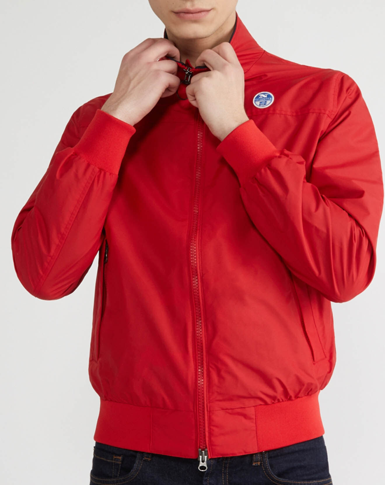 North Sails Veste Sailor Slim rouge