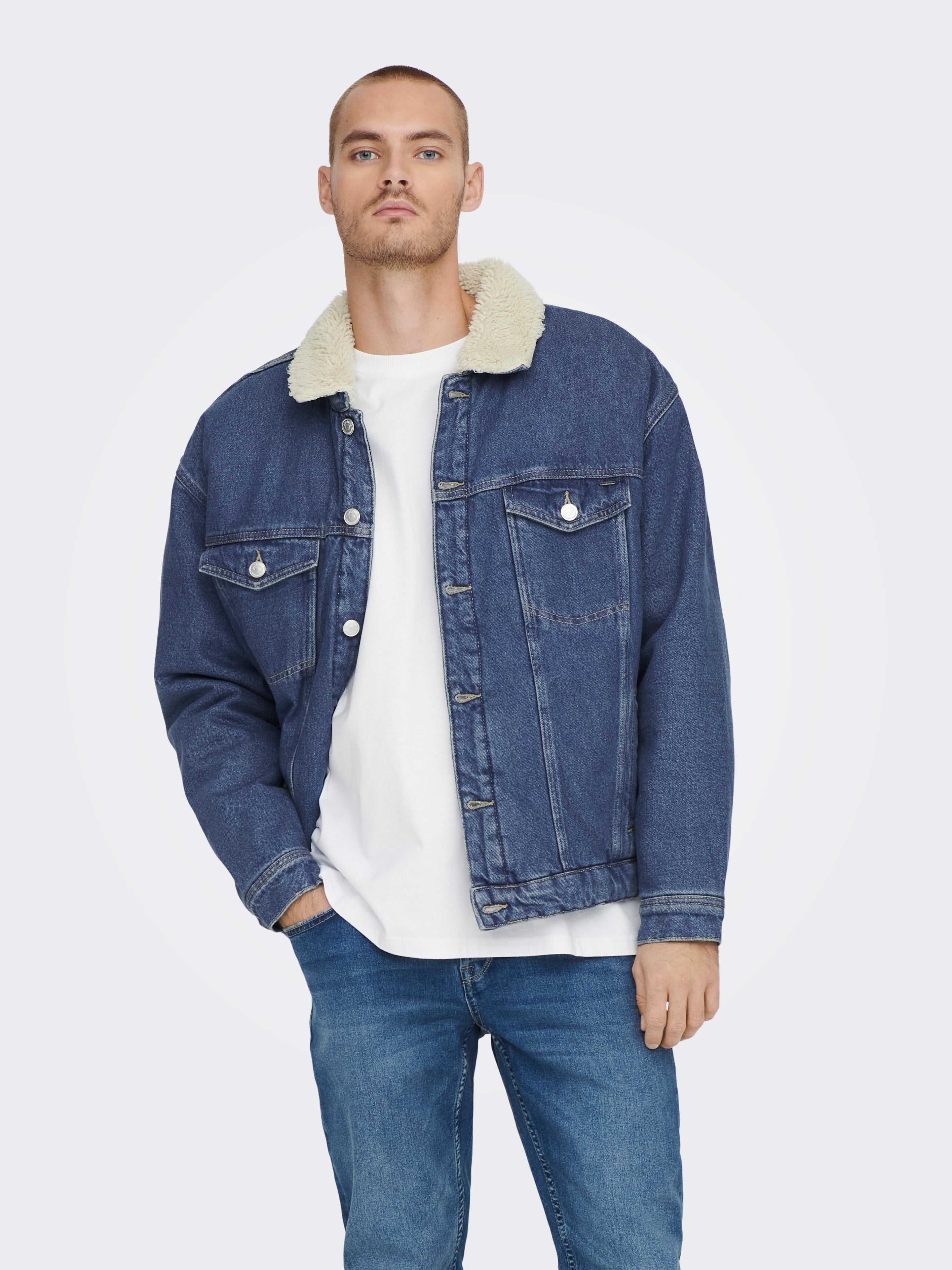 ONSRICK Jeansjacke Blue Denim