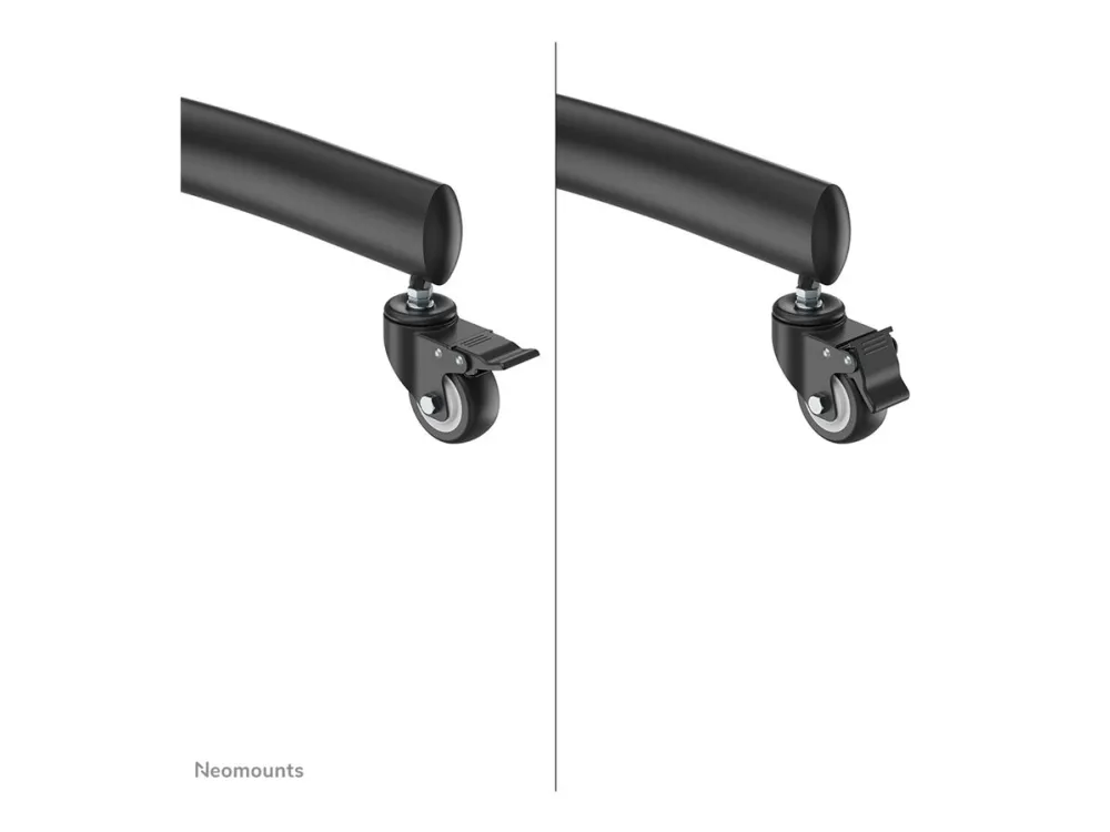 Neomounts PLASMA-M1900E - Vogn med hjul - for fladt panel/AV-udstyr - sort - skærmstørrelse: 37