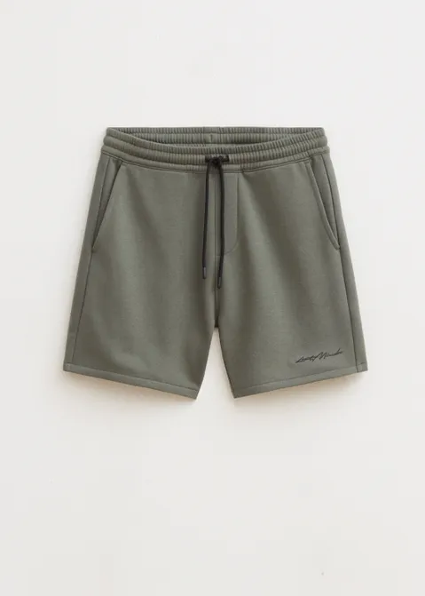 Brushed korte broek groen (GRN.O.D)