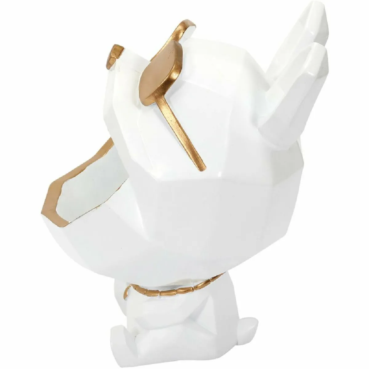 The Home Deco Factory Vide poche chien lunettes dorées