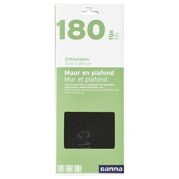 GAMMA schuurgaas voor muur en plafond fijn K180