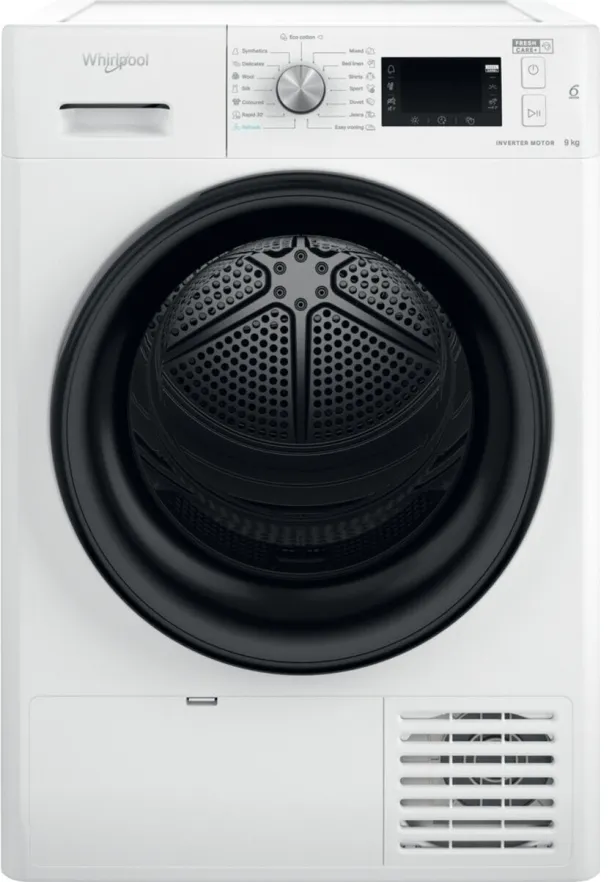Whirlpool FFT M22 9X2B EE - Tørremaskine - bredde: 59.5 cm - dybde: 64.9 cm - højde: 84.9 cm - frontbetjening - hvid