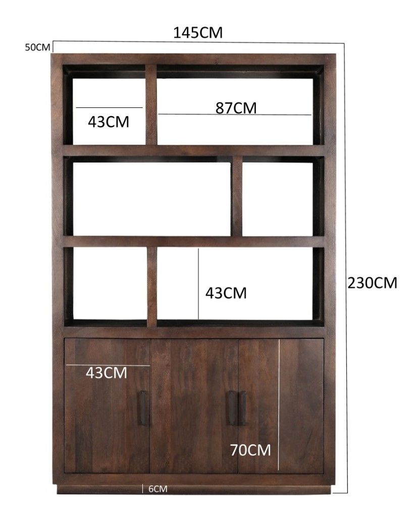 Bergkast  Jaxx B145 x D50 x H230 cm