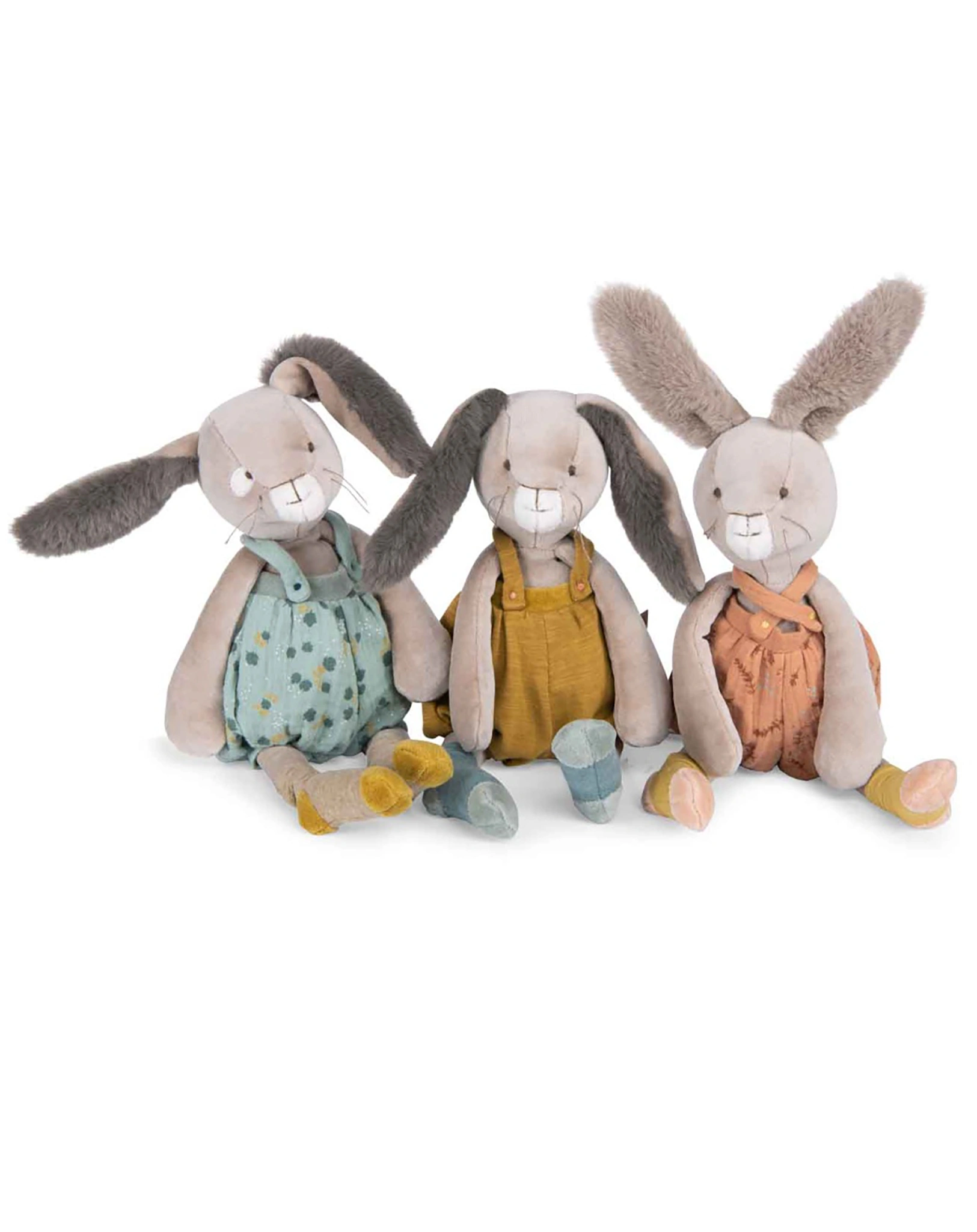 Plüschtier TROIS LAPINS - KANINCHEN (38cm) in grün
