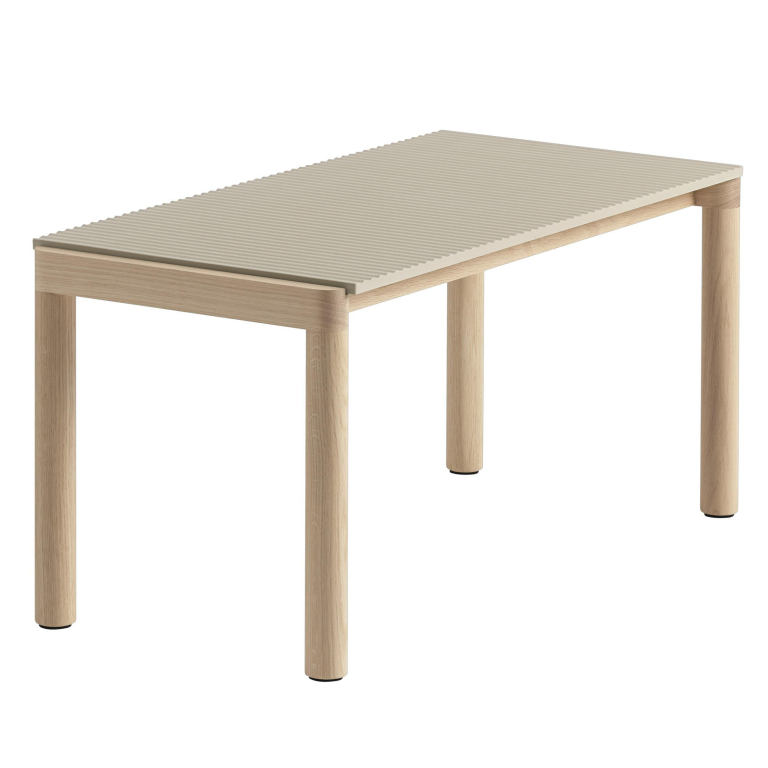 Muuto Couple salontafel 40x84 wavy eiken sand