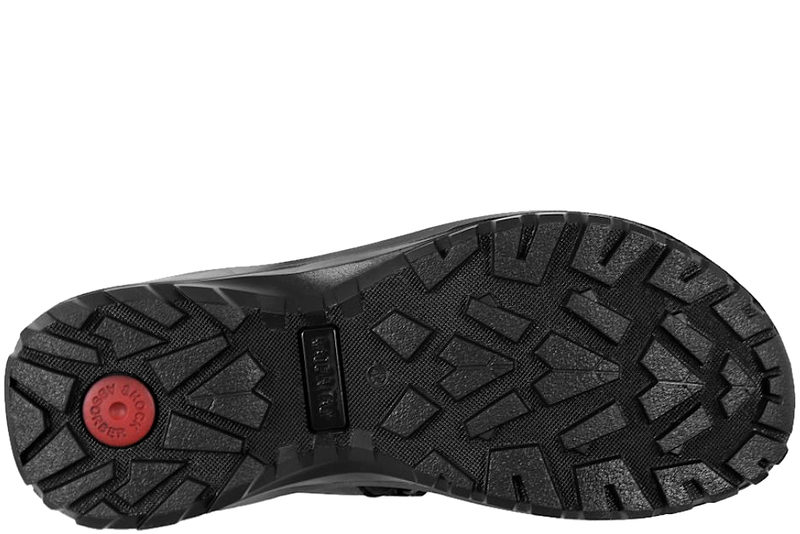 IMAC SANDAL I SORT OLIERET SKIND