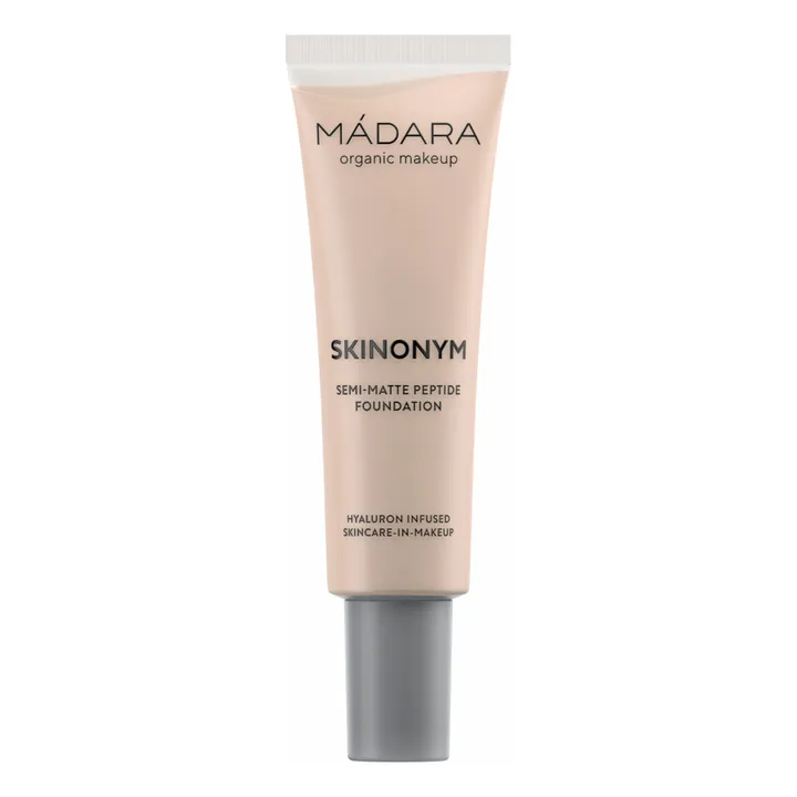 MÁDARA Fond de teint semi-mat aux peptides Skinonym - 30 ml | Ivory