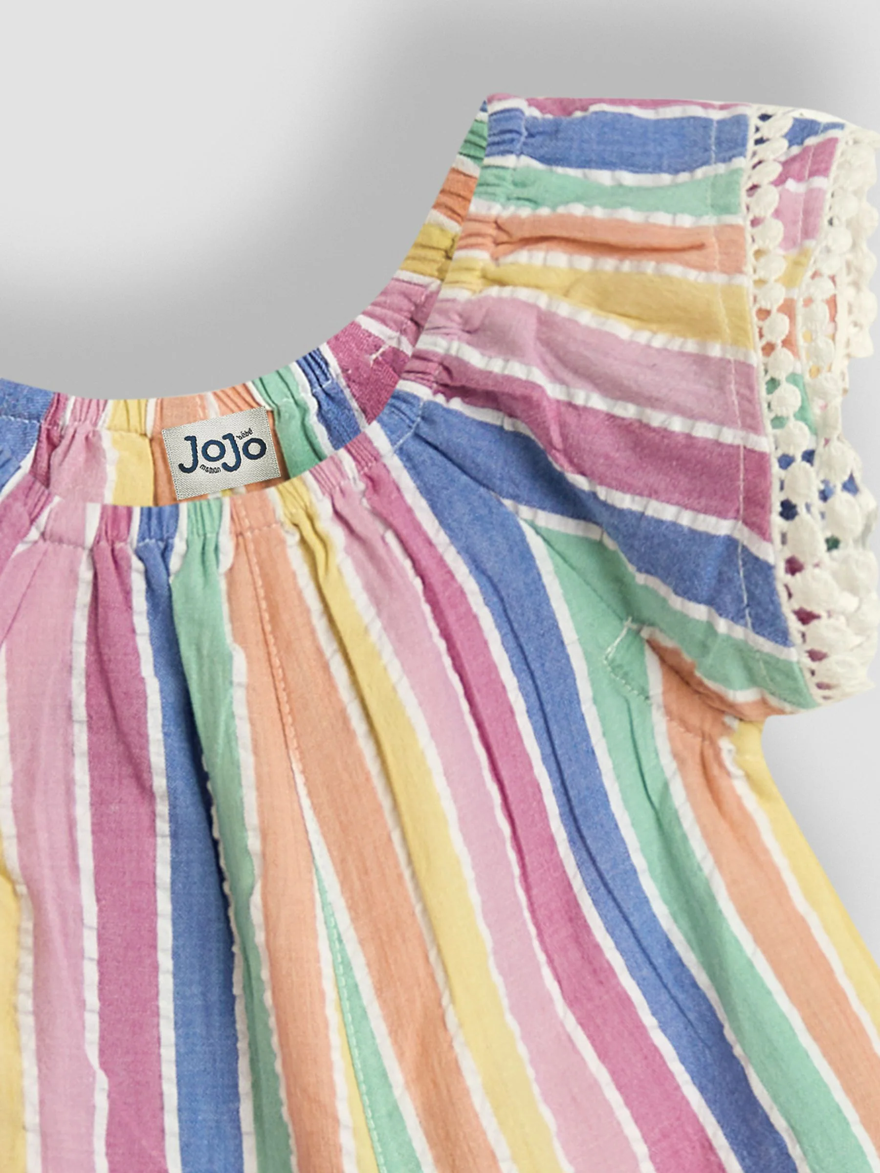 JoJo Maman Bébé Pretty Gathered Playsuit