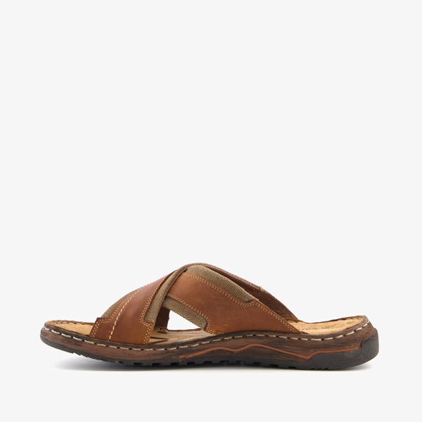 Van Beers leren heren slippers