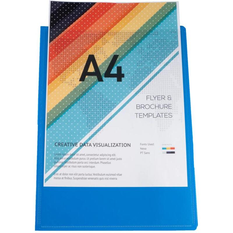 Protège-documents polypropylène semi rigide Kreacover® - A4