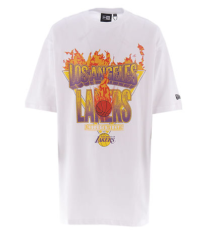 New Era T-Shirt - NBA - Lakers - Weiß