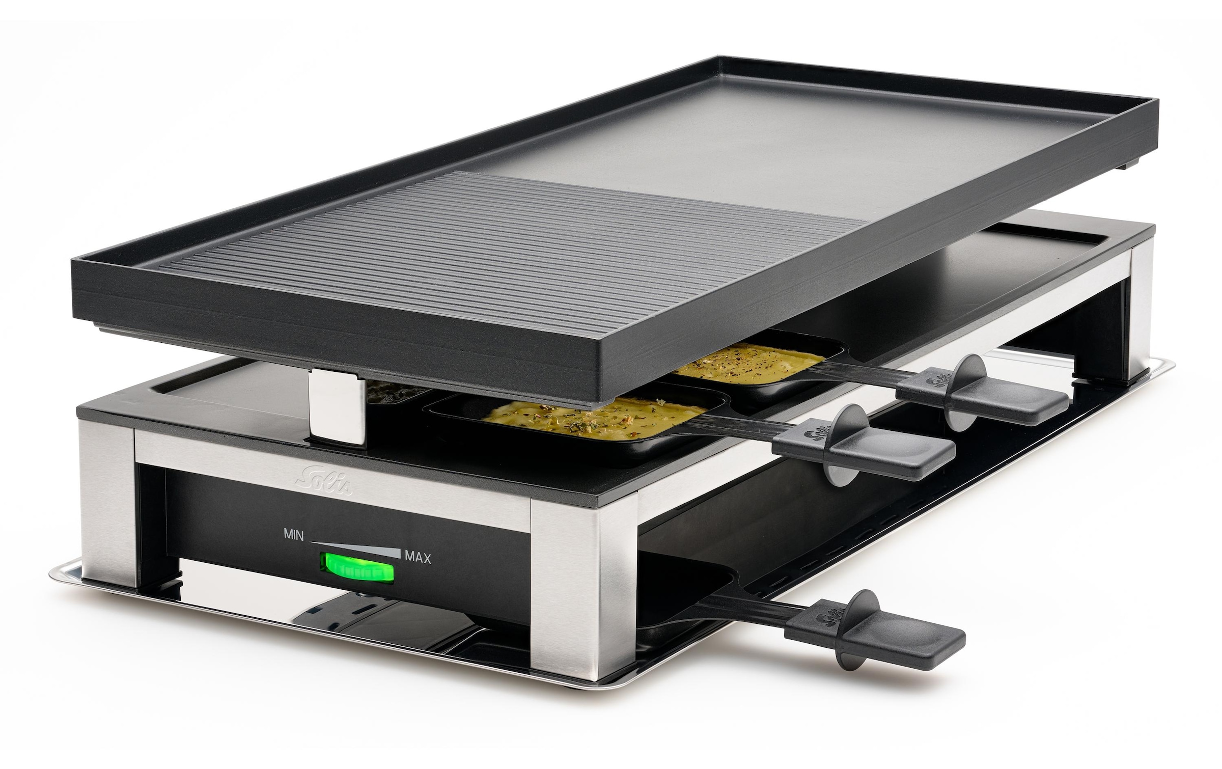 SOLIS OF SWITZERLAND Raclette »3 in 1 Grill 10 Personen« 1.500 W