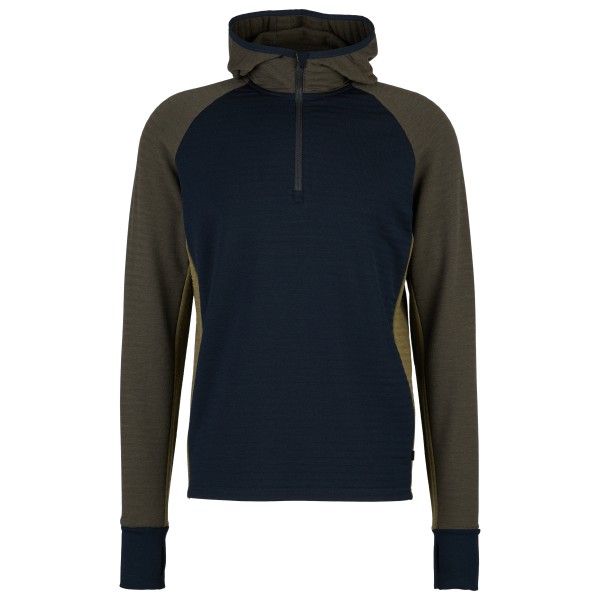 Stoic - MerinoFleece260 FlenSt. Half Zip with Hood - Sweat à capuche en mérinos