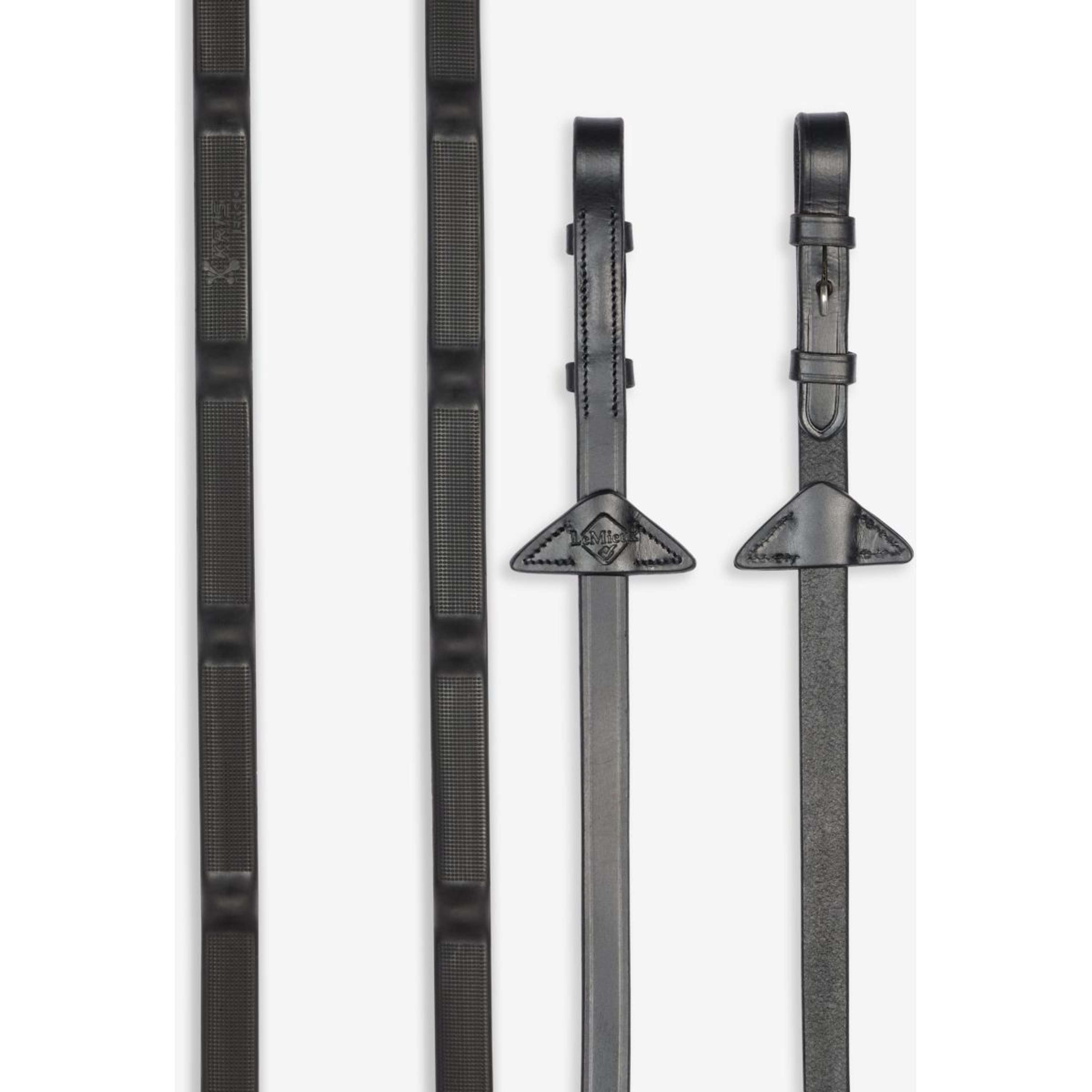 LeMieux Teugels Ergo Grip Rubber Zwart