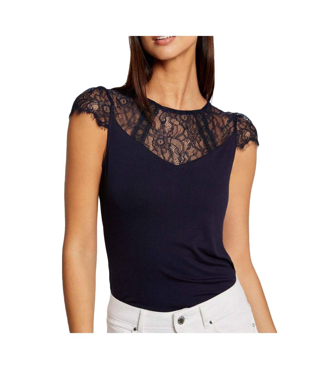 T-shirt Marine Femme Morgan Giulia