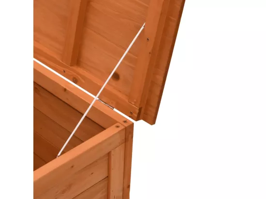 Boîte de rangement de jardin 99x49,5x58,5 cm bois massif sapin