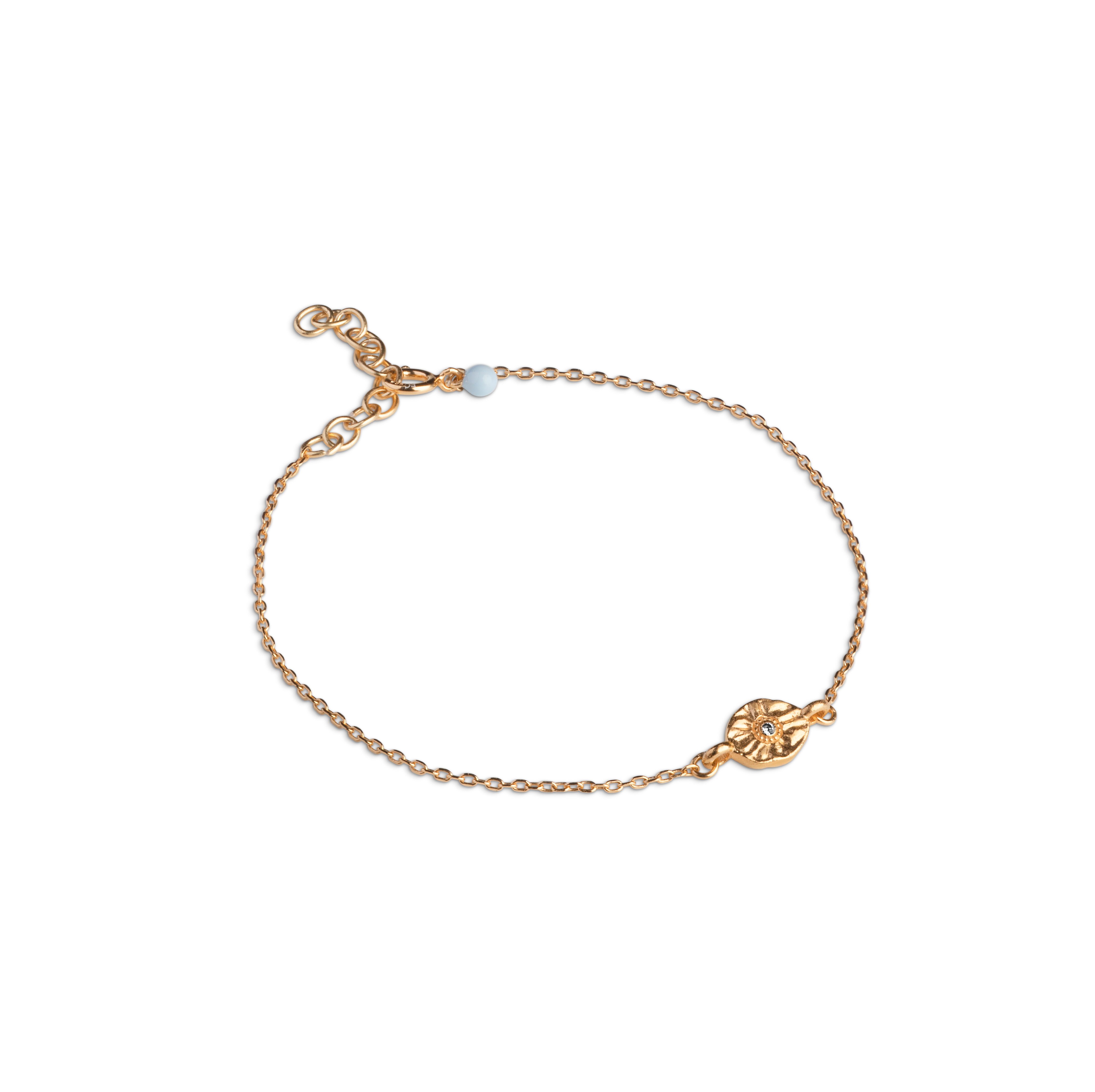 ENAMEL Copenhagen  Mini Esma armbånd - lyseblå
