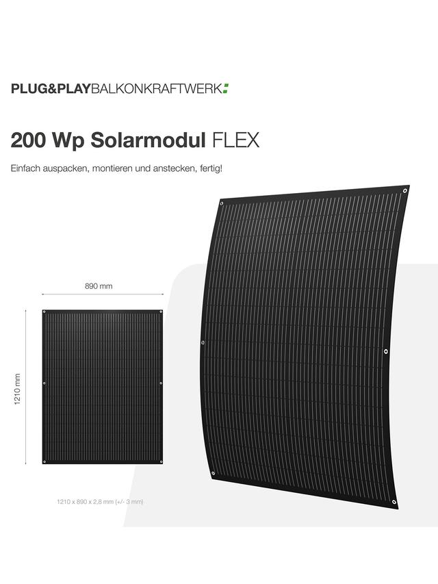 Balkonkraftwerk Flex 400/400 – für Ihr Zuhause