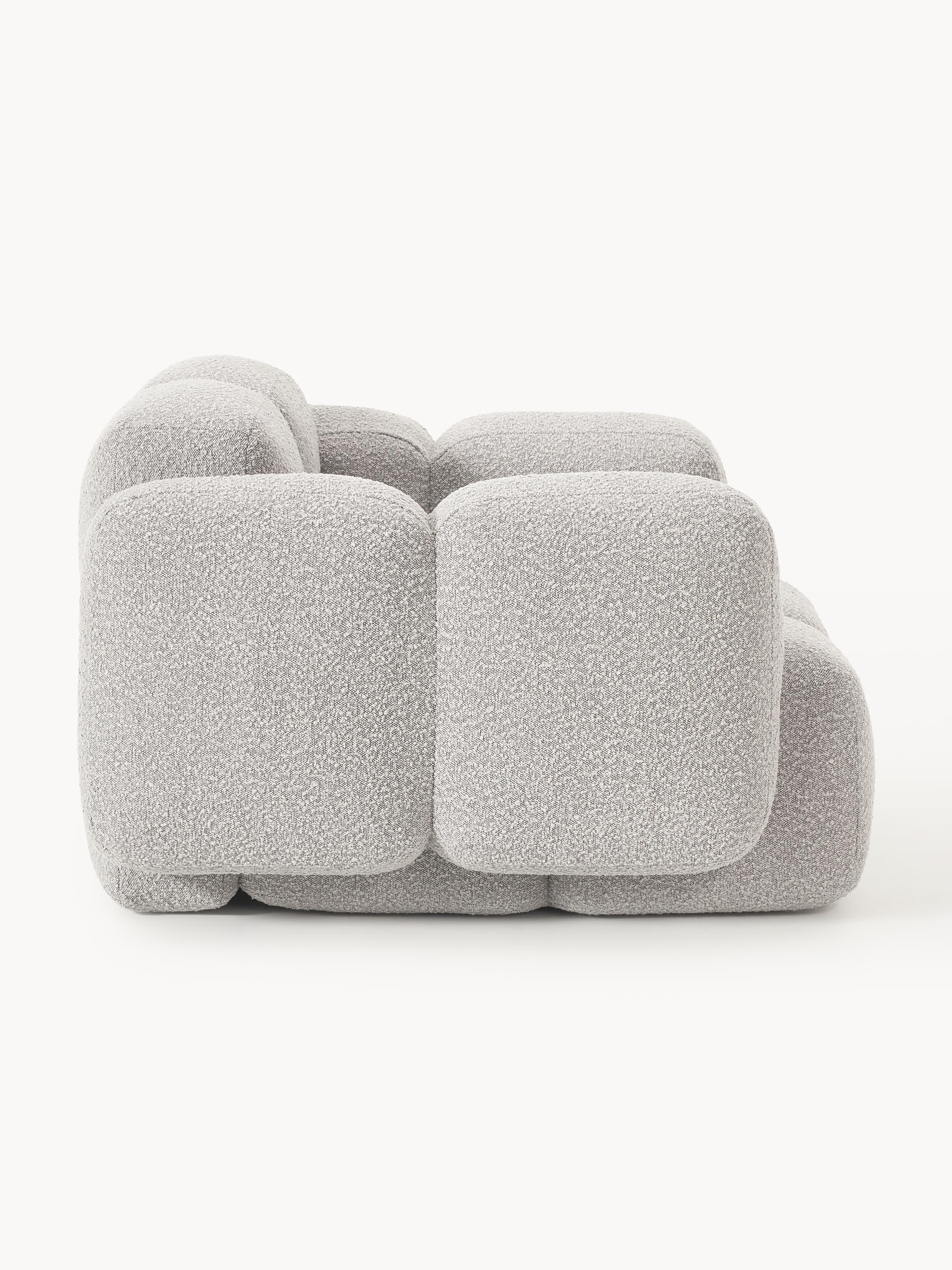 Loungefauteuil Tayla van bouclé