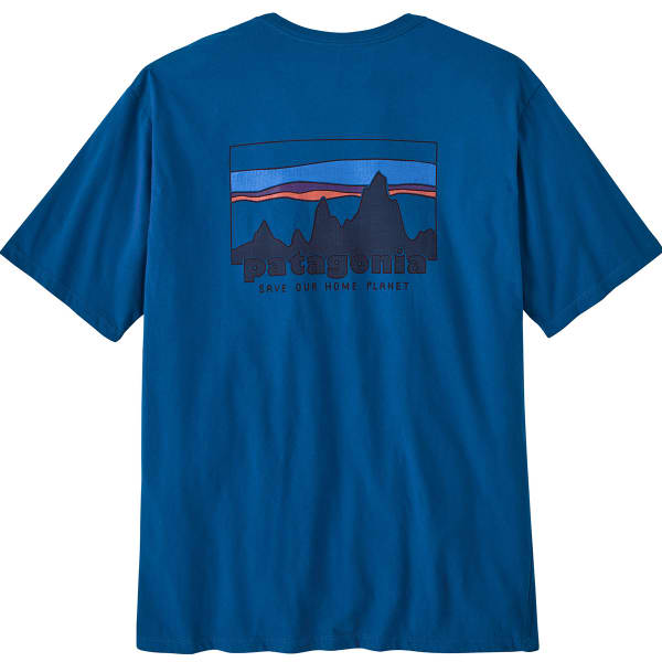 T-shirt PATAGONIA M'S '73 SKYLINE ORGANIC T-SHIRT ENDLESS BLUE