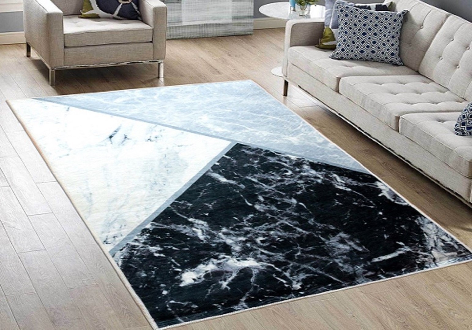 Mani Textile TPS_MARBR_00 - Tapis de salon MARBRE