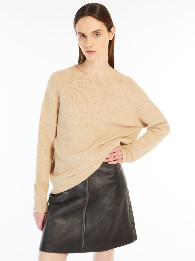 Weekend Max Mara Alpaca Blend Pullover GHIACCI Ecru