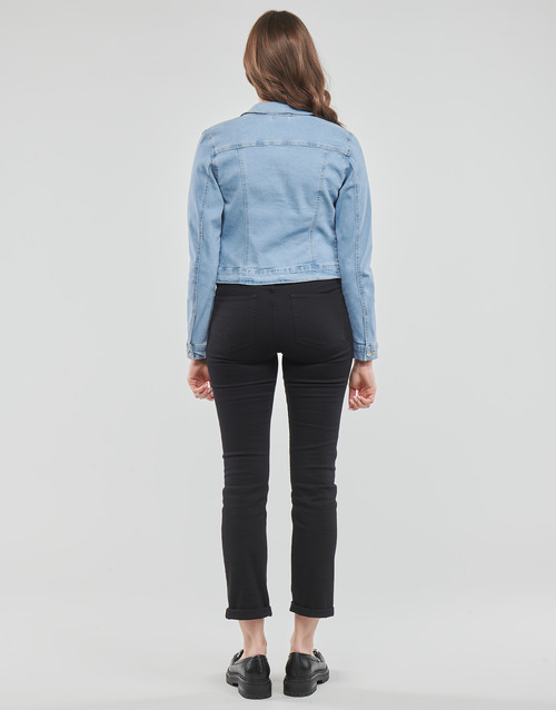 Vero Moda - VMLUNA LS SLIM DNM JACKET MIX GA NOOS - Bleu Clair