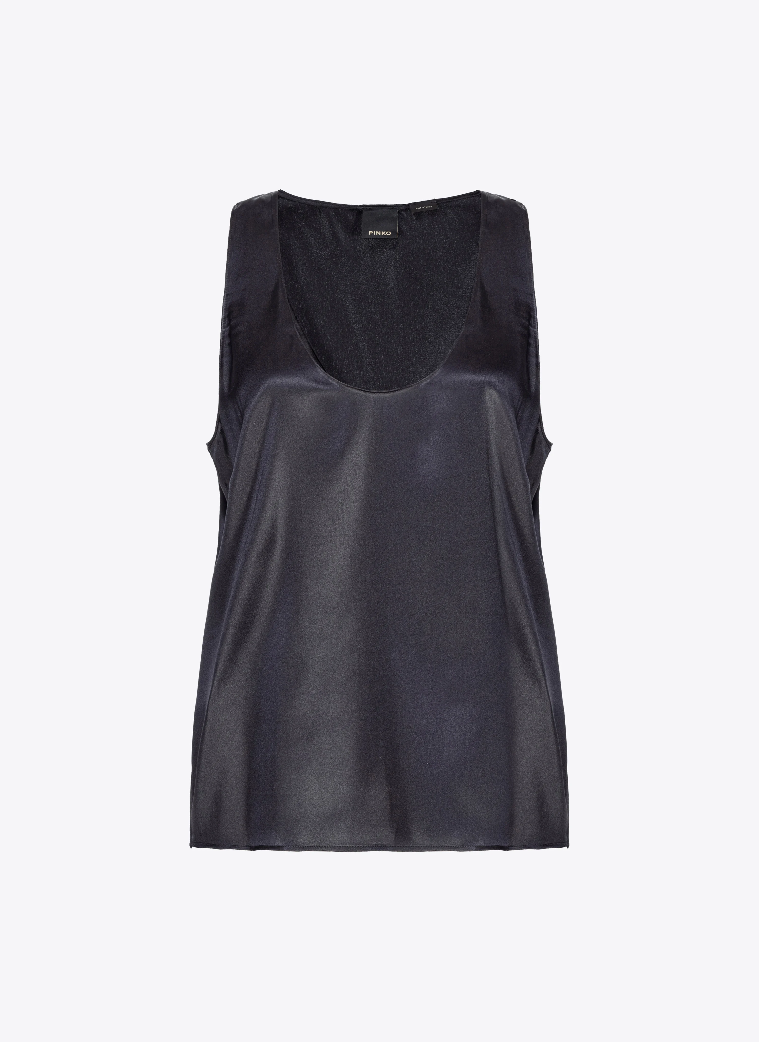 Top sans manches | Noir