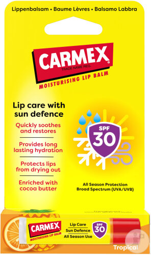 Carmex Sun Defense Baume À Lèvres IP30 Stick 4,25g