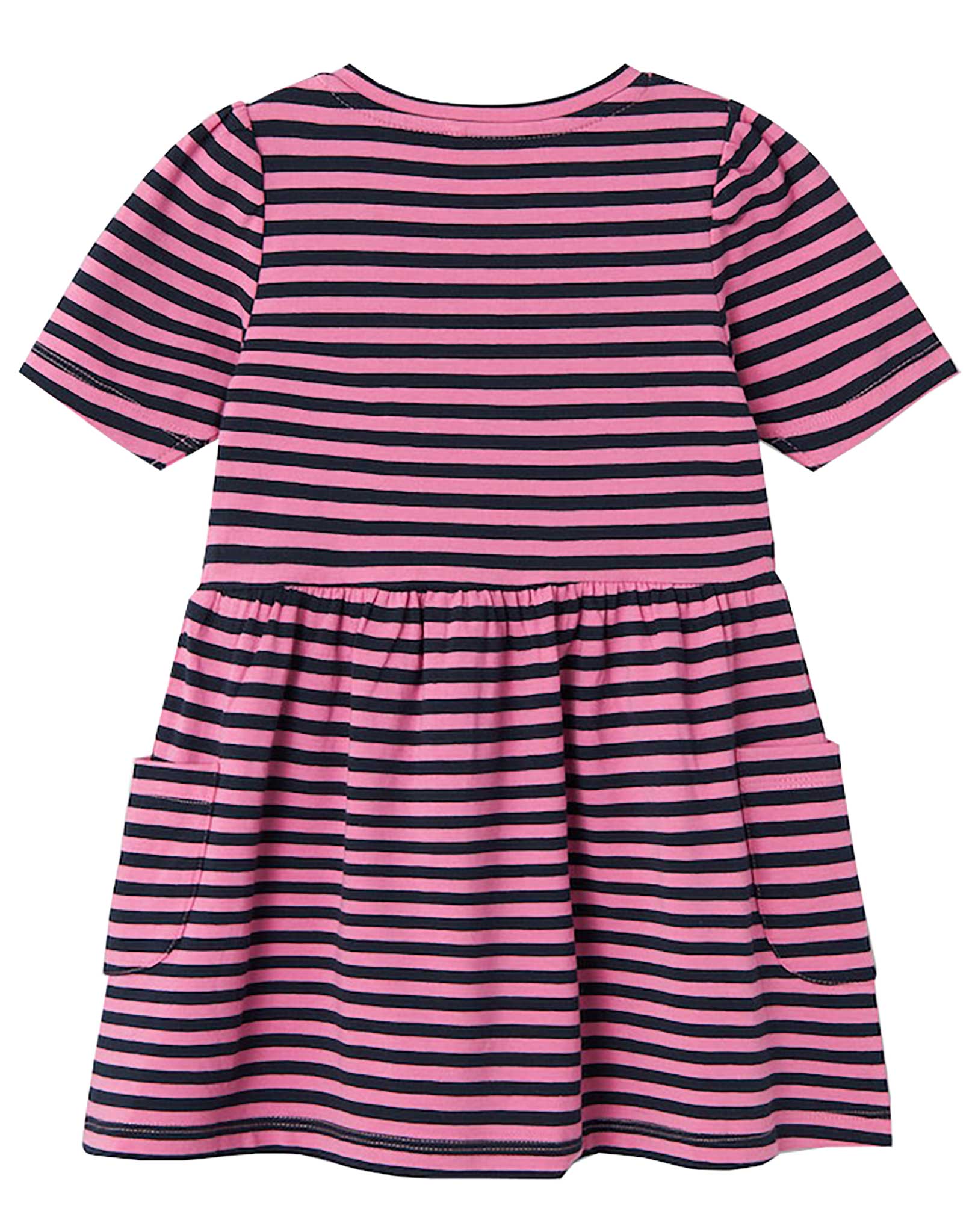 Kurzarmkleid NMFFIDA STRIPES in wild orchid